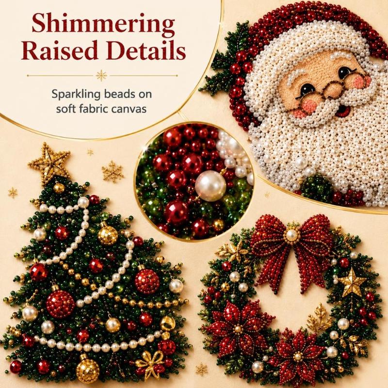 Embroidery Xmas Kits - 1 pieza de decoración de pared