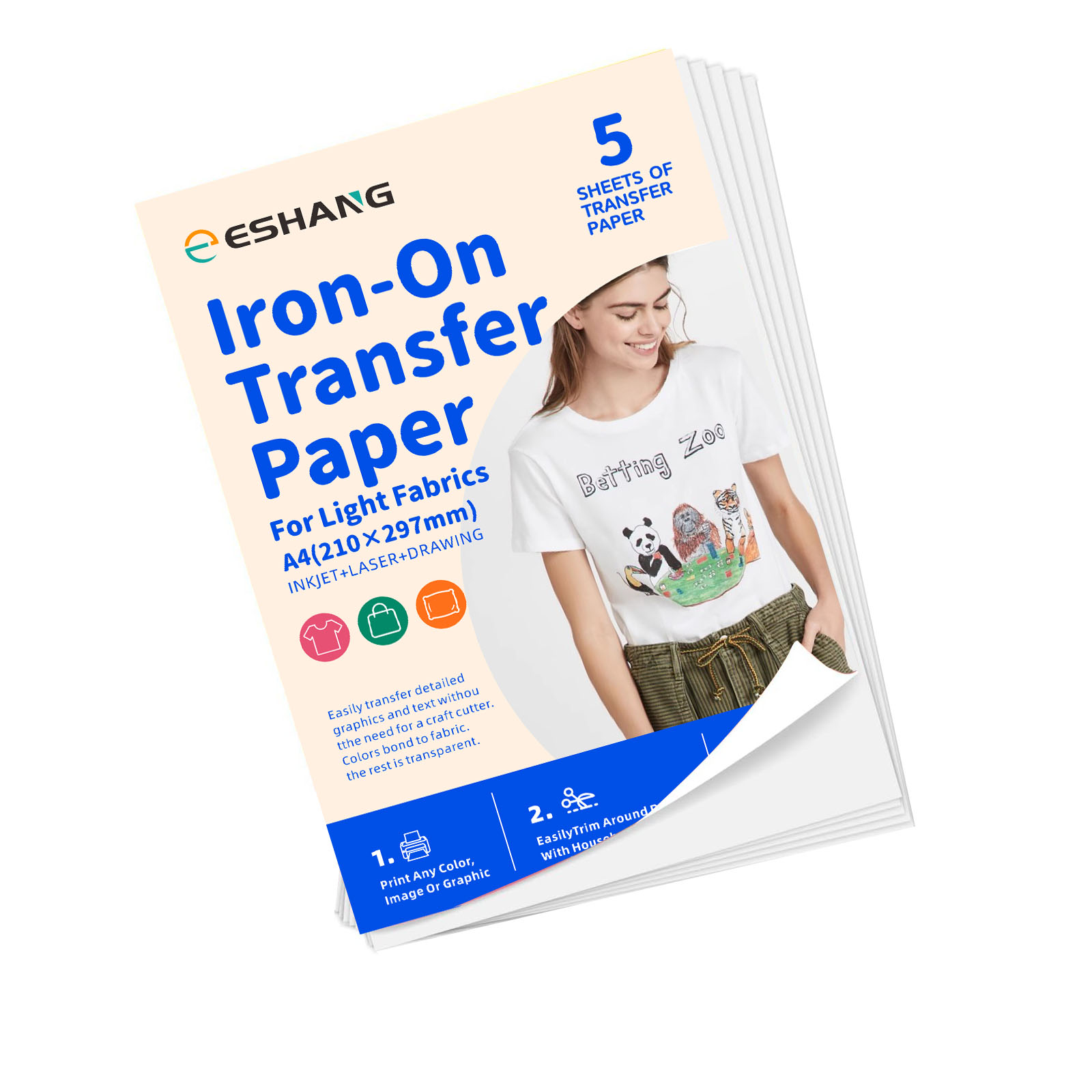 Transfer Paper Carbon - 5 hojas de papel de transferencia
