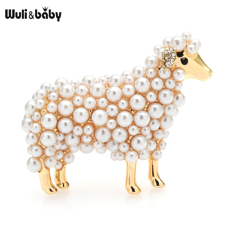 Embroidery Australia - Wuli & baby-broches de oveja con