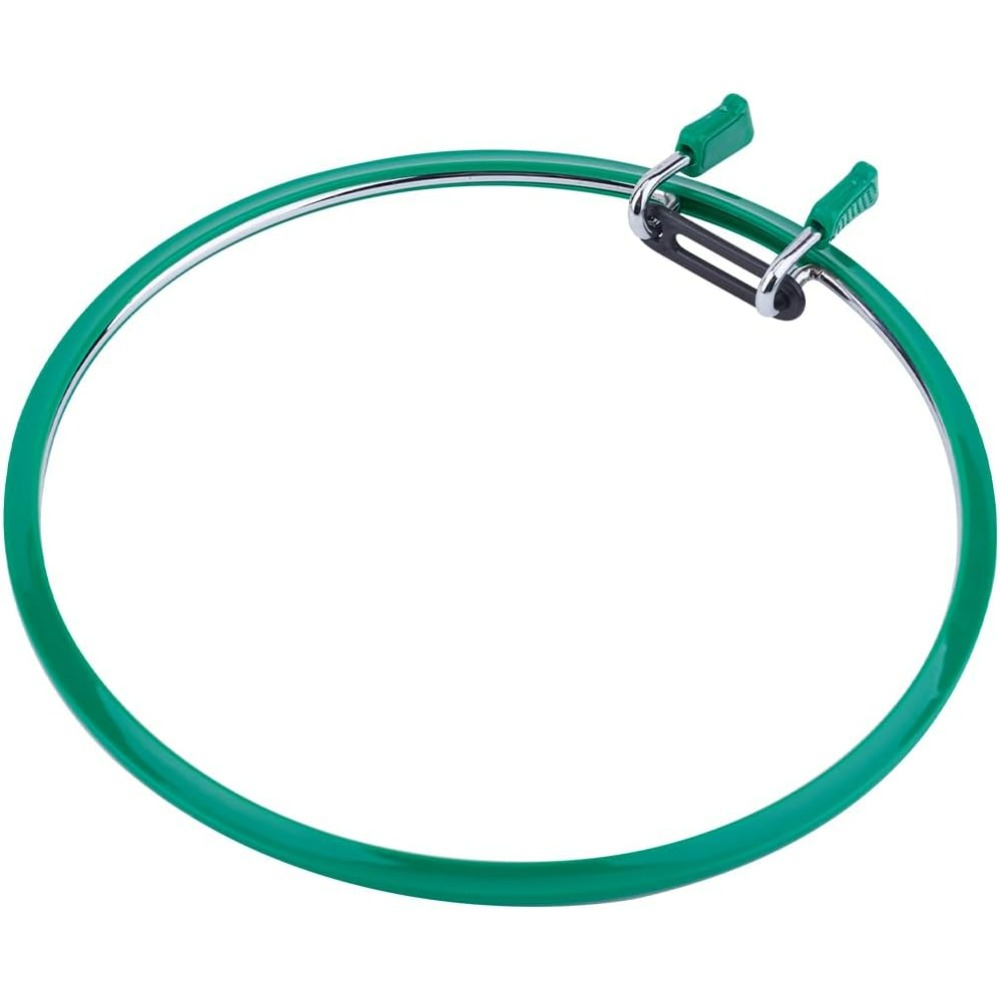 Embroidery Stitches - Aros de bordado de Metal verde,