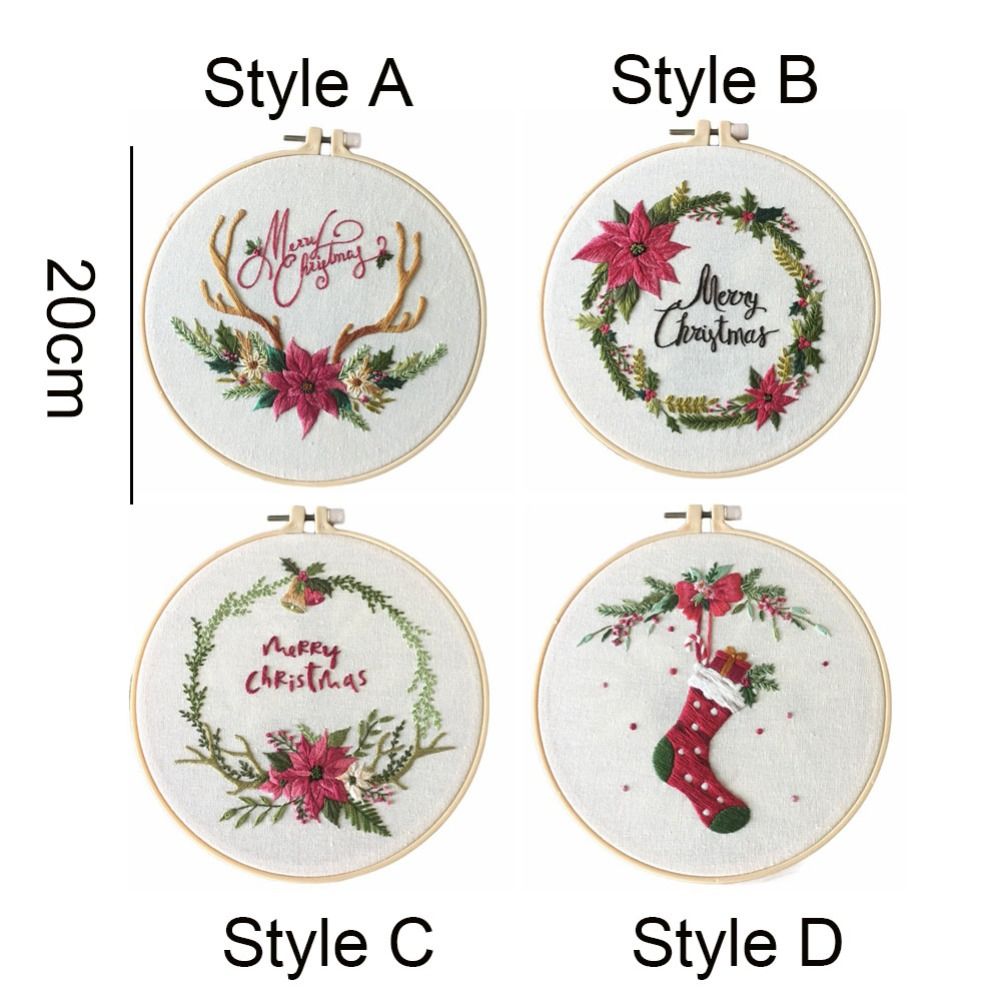 Embroidery Xmas Kits - Regalos de Navidad DIY Kit de