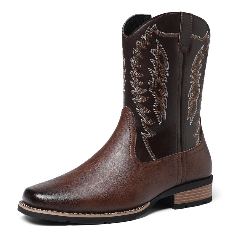 Embroidery Stitches - Botas Altas de Hombre de Lujo