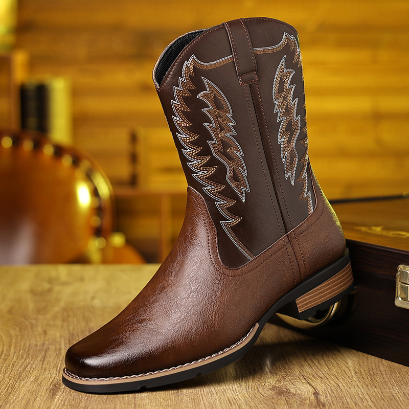 Botas de vaquero occidentales  - Embroidery Stitches reseña y precio