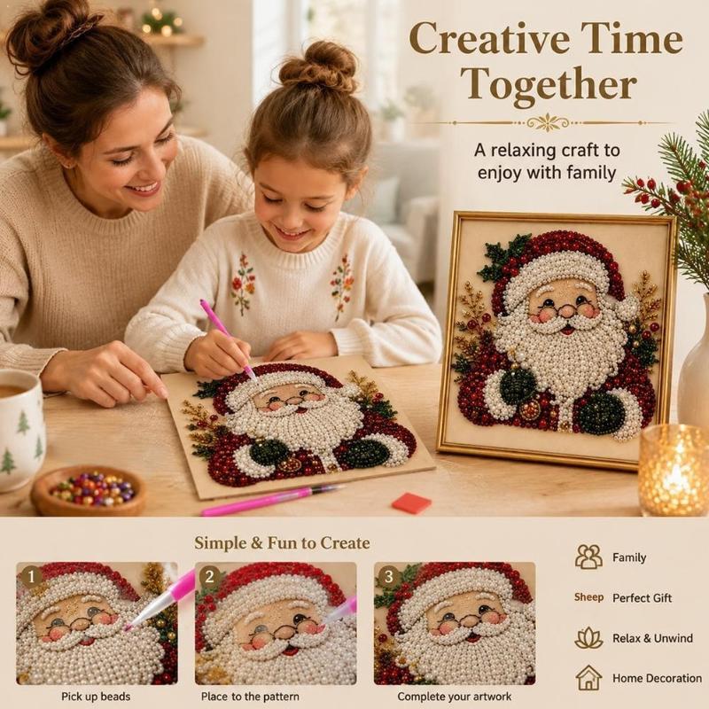 1 pieza de decoración de pared - Embroidery Xmas Kits reseña y precio