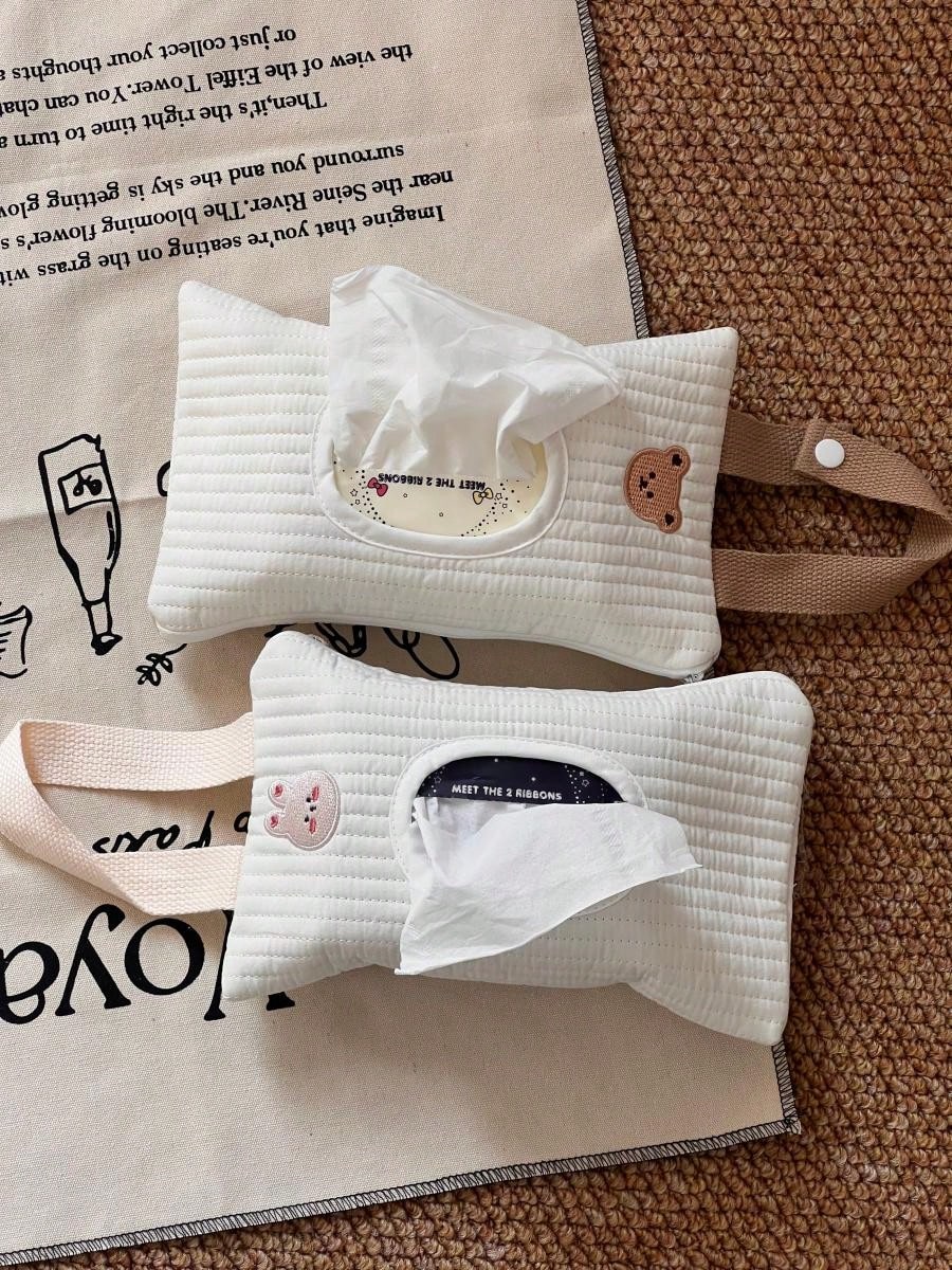 Caja de pañuelos de coche de c - Embroidery Fonts reseña y precio