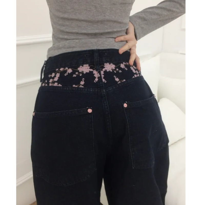 Vaqueros Sakura con bordado, h - Embroidery Jeans Sakura reseña y precio