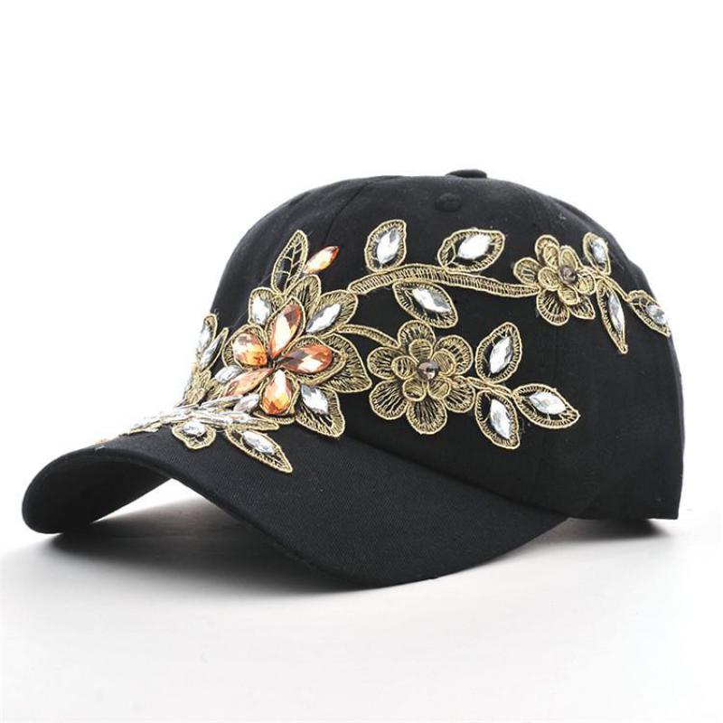 COKK gorra de béisbol para muj - Embroidery Jeans Sakura reseña y precio