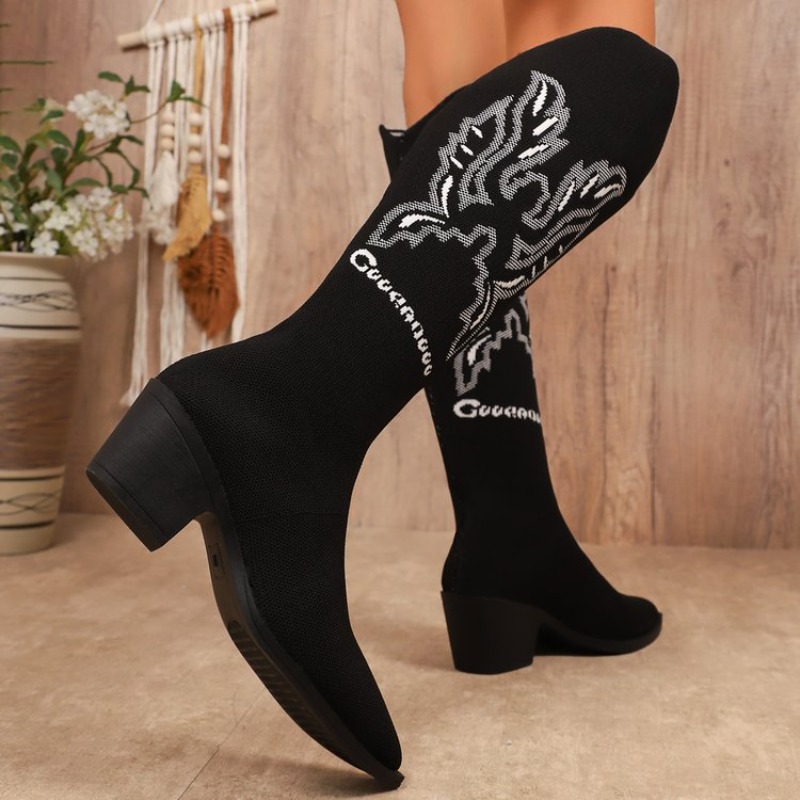Botas Vaqueras Retro 2026 con  - Embroidery Canvas reseña y precio