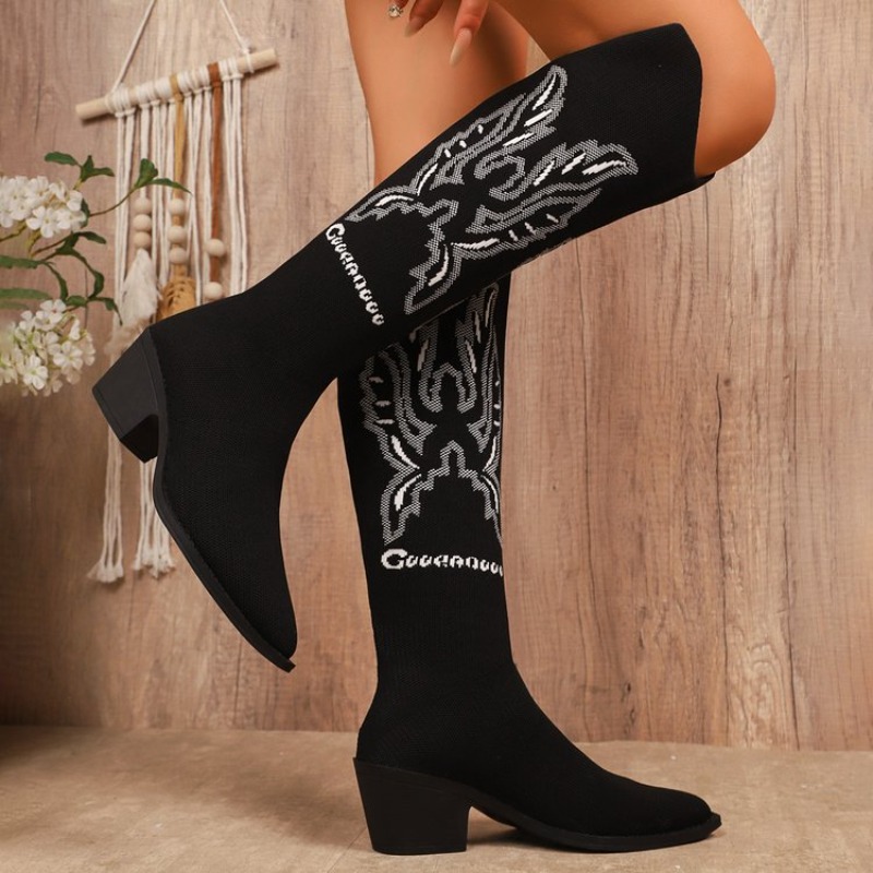 Botas Vaqueras Retro 2026 con  - Embroidery Canvas reseña y precio
