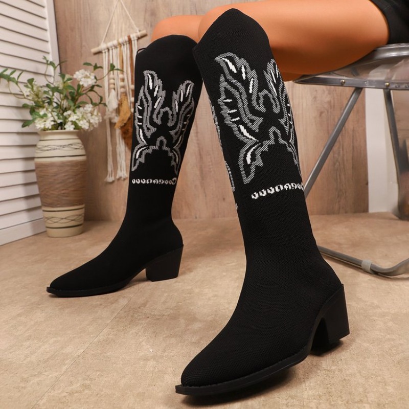 Botas Vaqueras Retro 2026 con  - Embroidery Canvas reseña y precio