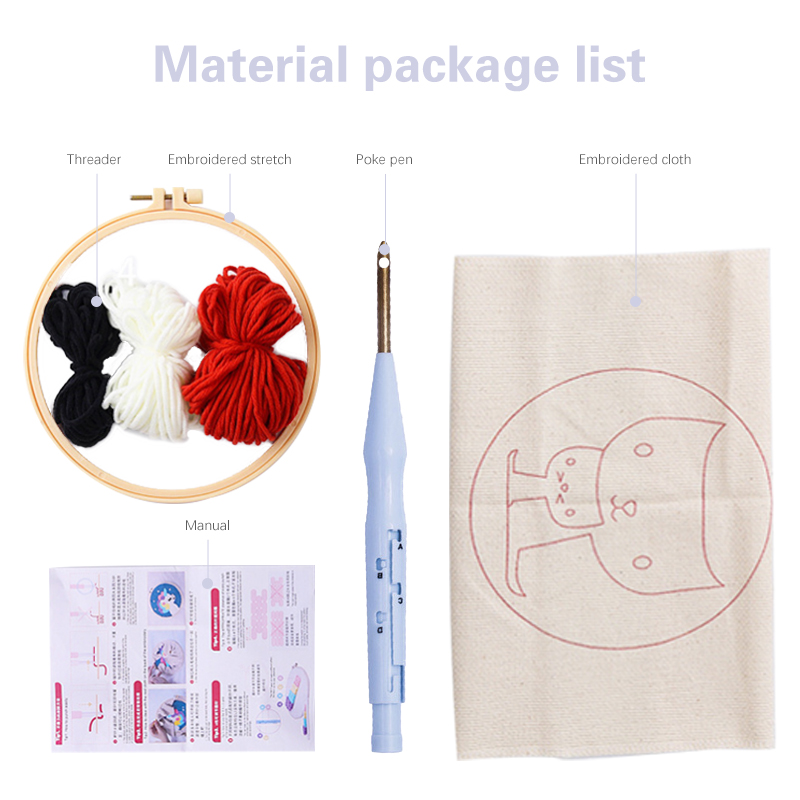 Kit de bordado con aguja perfo - Embroidery Xmas Kits reseña y precio