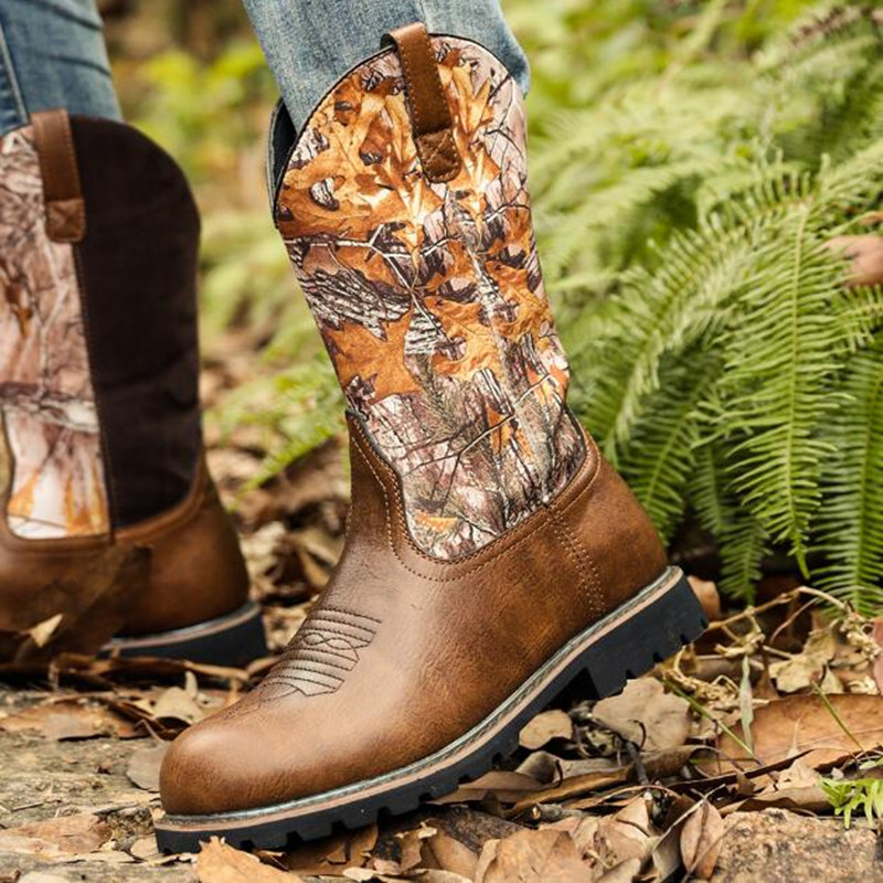 Botas de vaquero góticas de di - Embroidery Canvas reseña y precio