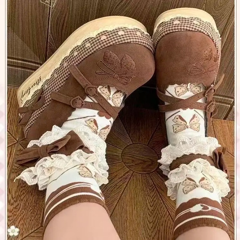 Zapatos de Tacón Alto Lolita c - Embroidery Canvas reseña y precio
