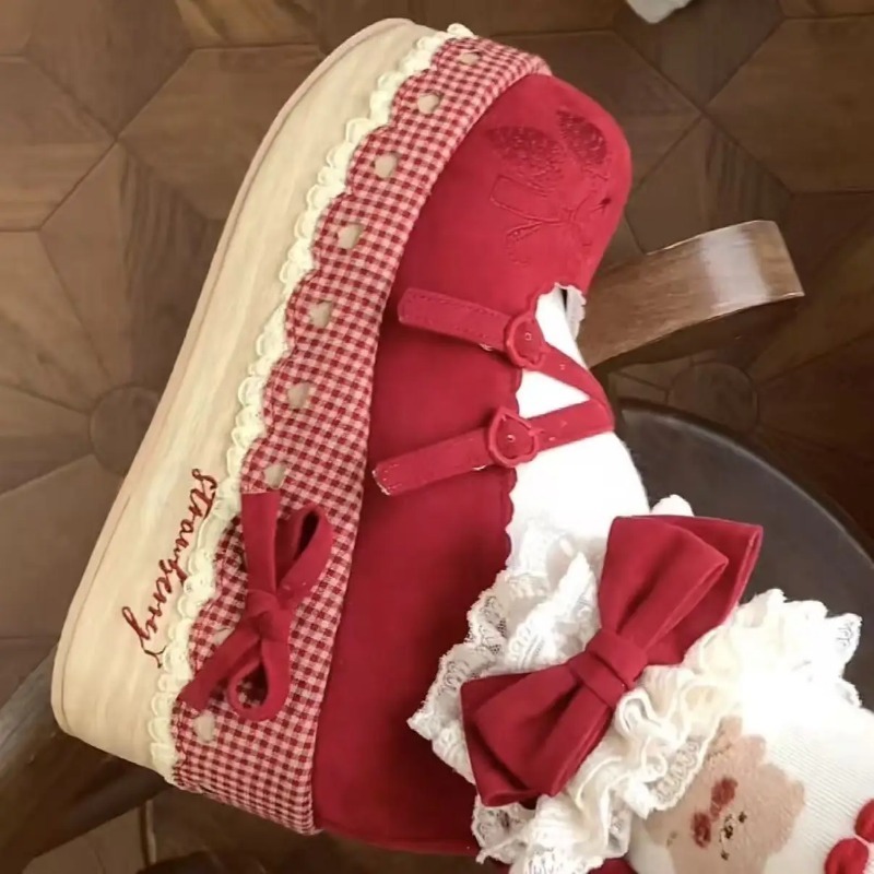 Zapatos de Tacón Alto Lolita c - Embroidery Canvas reseña y precio