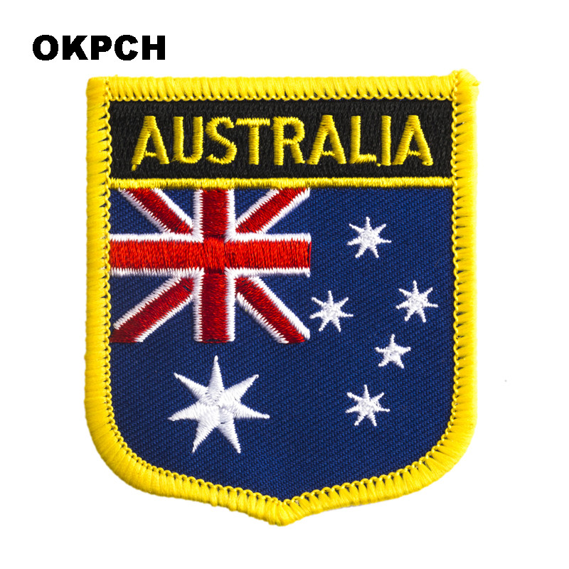 Parches bordados con forma de  - Embroidery Australia reseña y precio