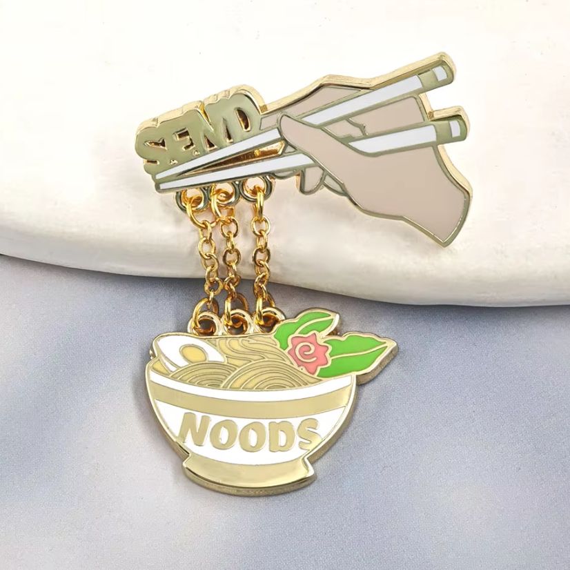 Pin de esmalte Send Noods, bro - Embroidery Bracelet reseña y precio