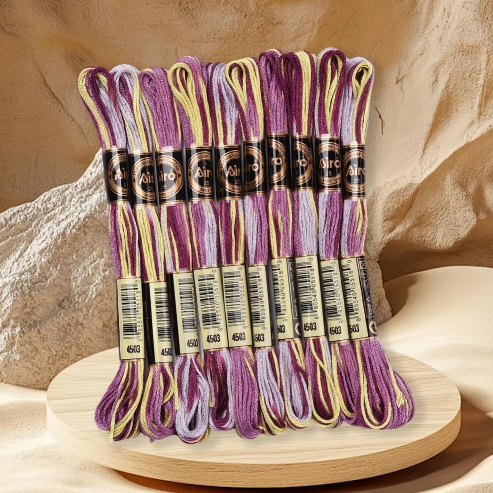 6 hebras de hilo de bordar mor - Embroidery Bracelet reseña y precio