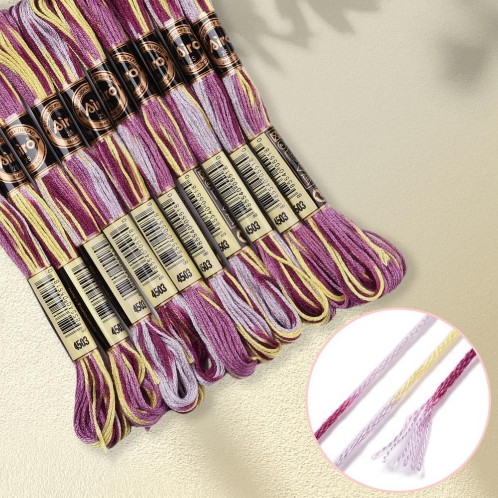 6 hebras de hilo de bordar mor - Embroidery Bracelet reseña y precio
