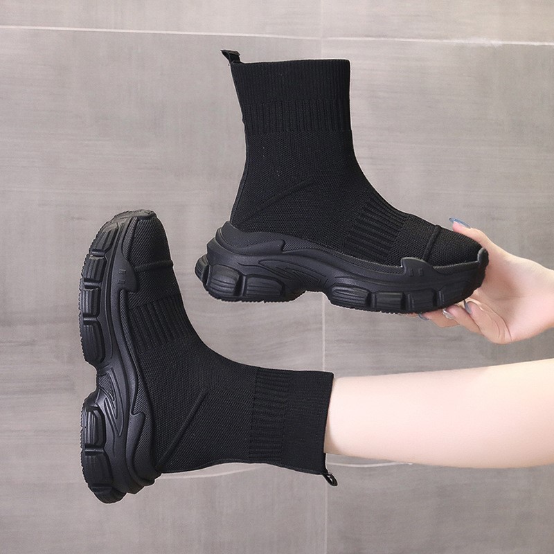 Botas de calcetín de suela gru - Embroidery Canvas reseña y precio