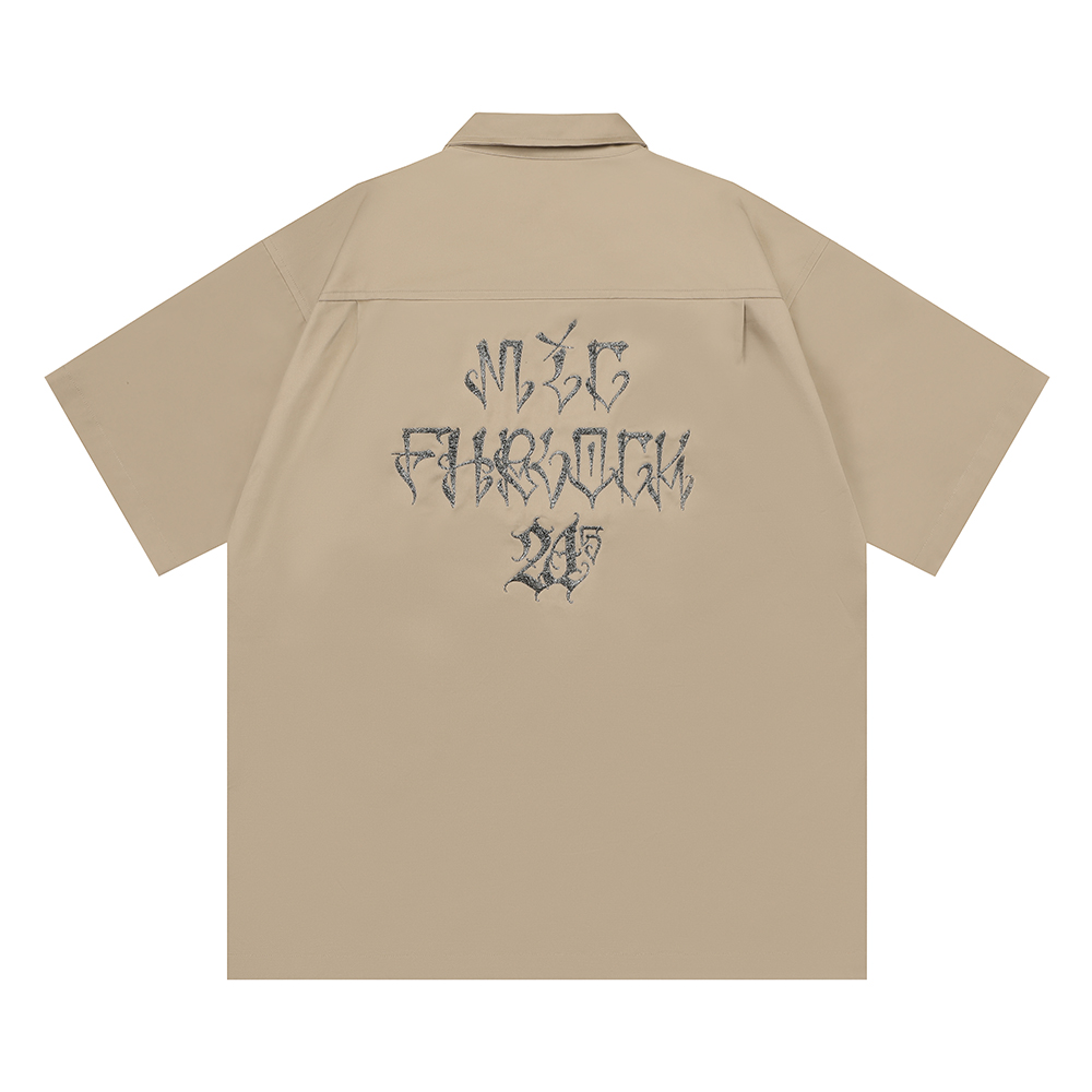 Camiseta Holgada de Manga Cort - Embroidery Fonts reseña y precio