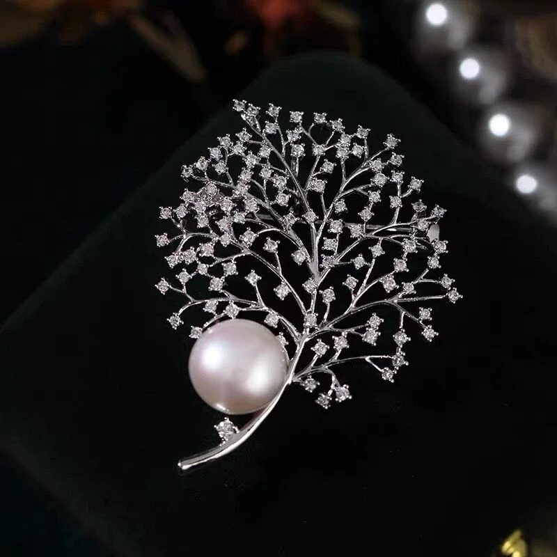 Broche de perlas naturales de  - Embroidery Australia reseña y precio