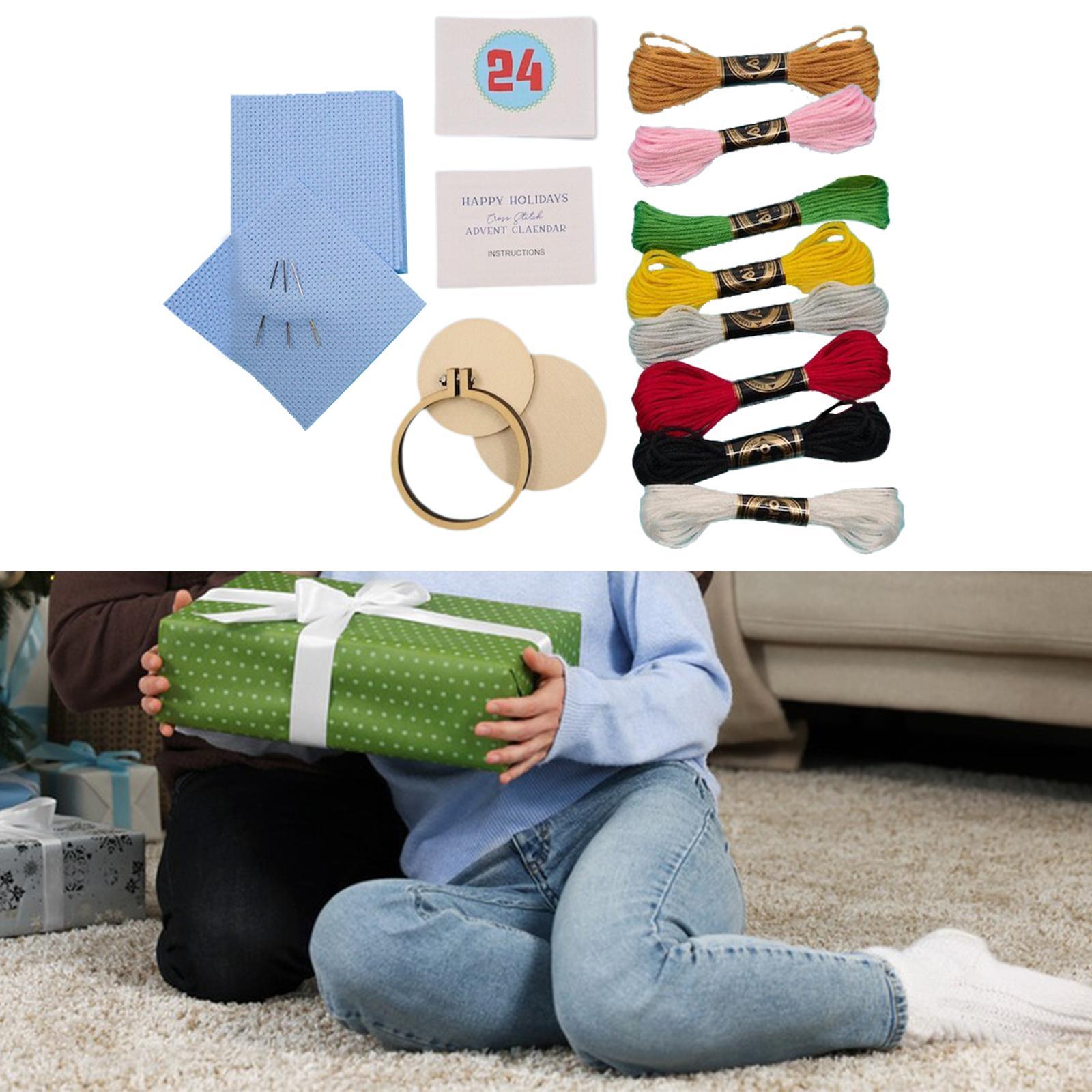 Kit de puntada navideña, calen - Embroidery Xmas Kits reseña y precio