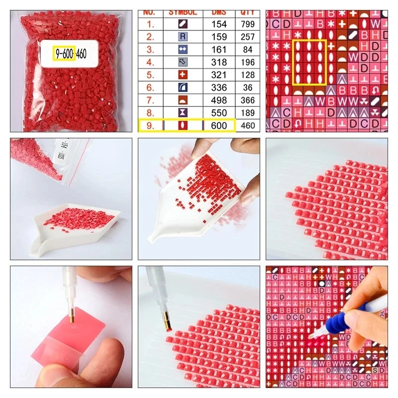 DIY Navidad jardín gnomos diam - Embroidery Xmas Kits reseña y precio