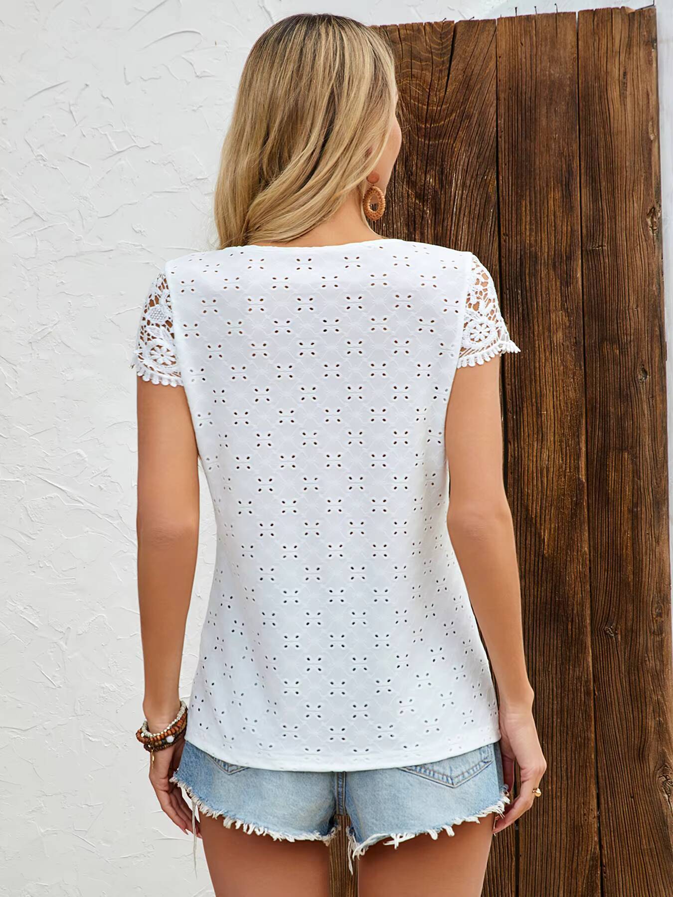 Camiseta de Mujer para Primave - Embroidery Eyelet reseña y precio