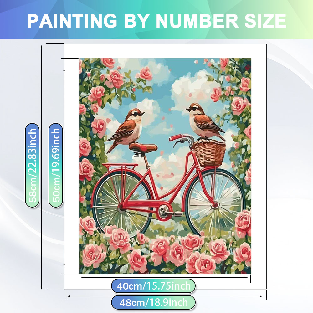 HUACAN Pintura por Números DIY - Embroidery Translate reseña y precio