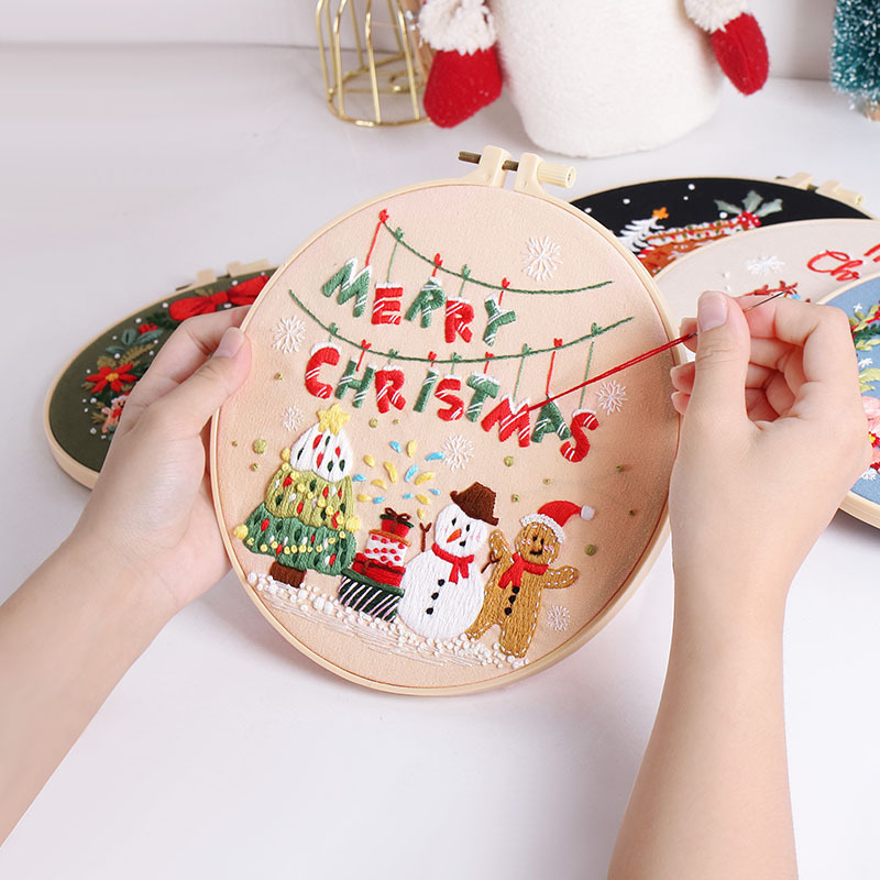Kit de bordado artesanal de Fe - Embroidery Xmas Kits reseña y precio