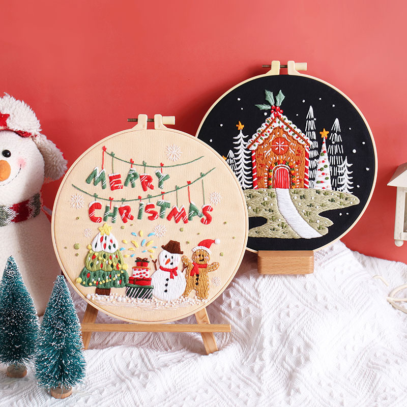 Kit de bordado artesanal de Fe - Embroidery Xmas Kits reseña y precio