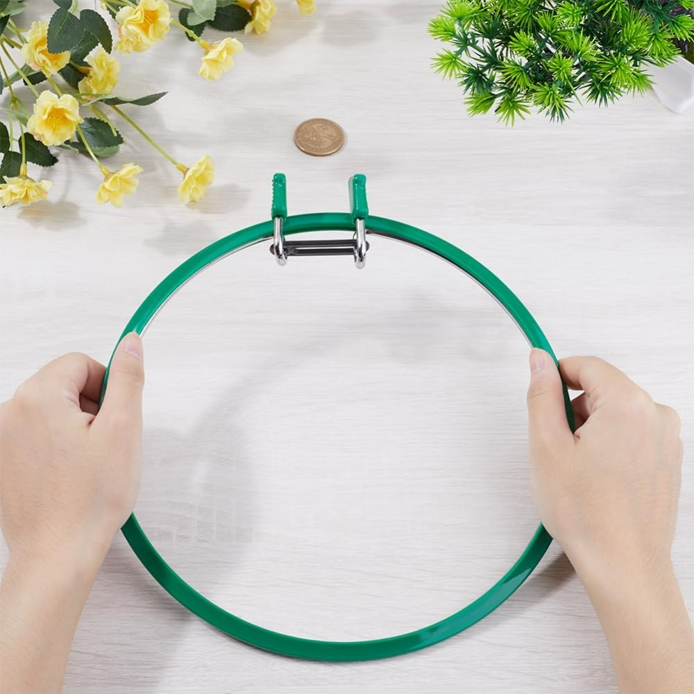 Aros de bordado de Metal verde - Embroidery Stitches reseña y precio