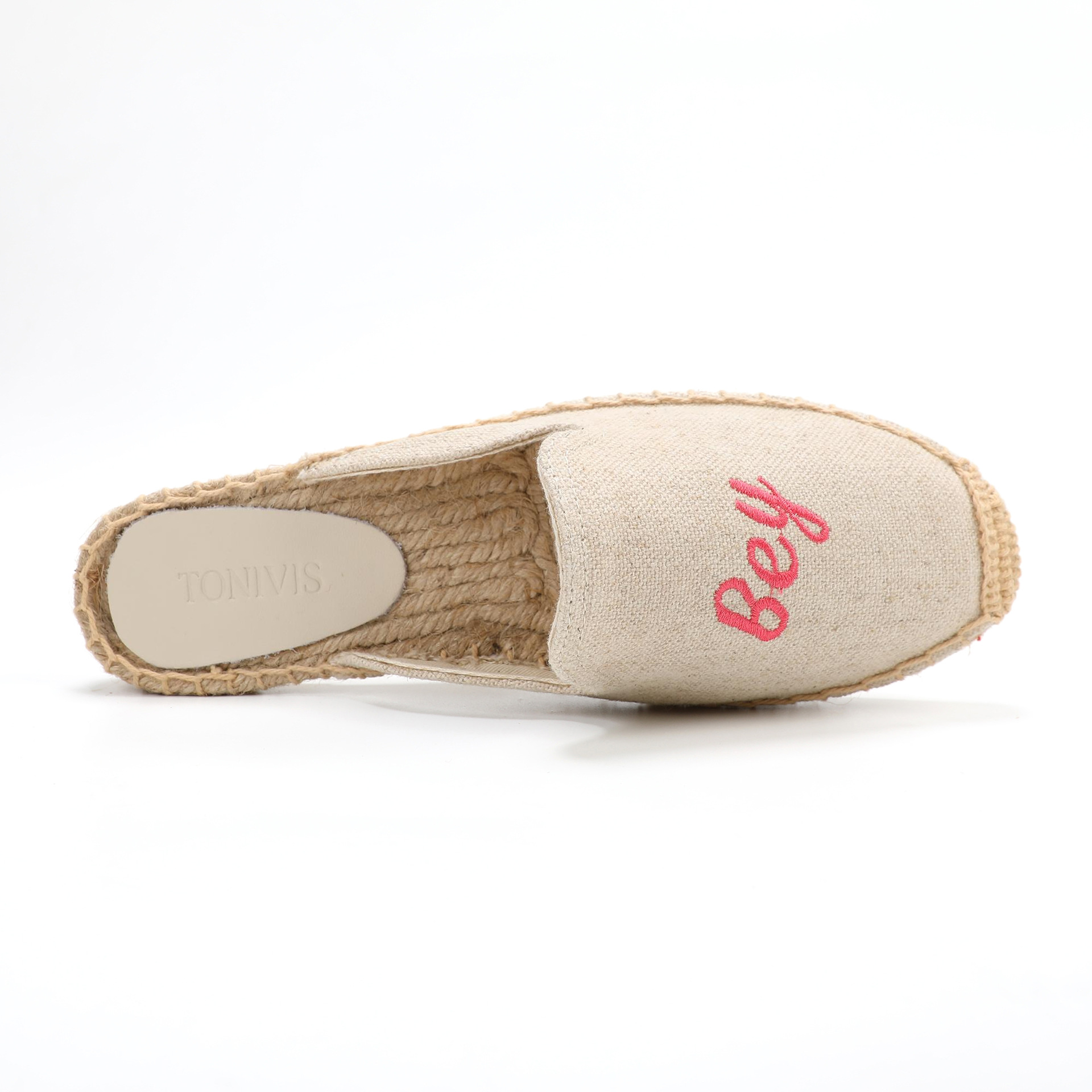 Zapatillas de lino con bordado - Embroidery Canvas reseña y precio