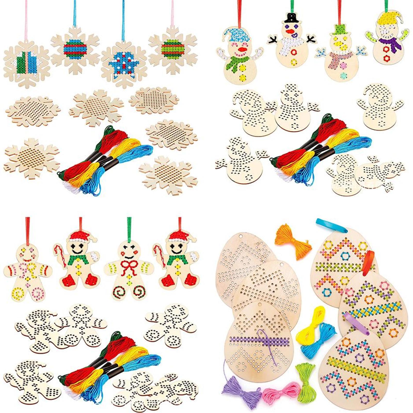 Colgante de Punto de Cruz con  - Embroidery Xmas Kits reseña y precio
