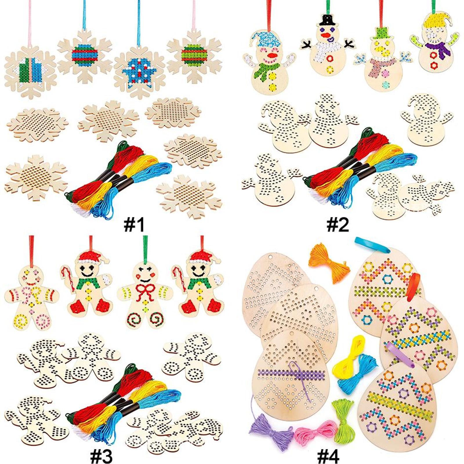 Colgante de Punto de Cruz con  - Embroidery Xmas Kits reseña y precio