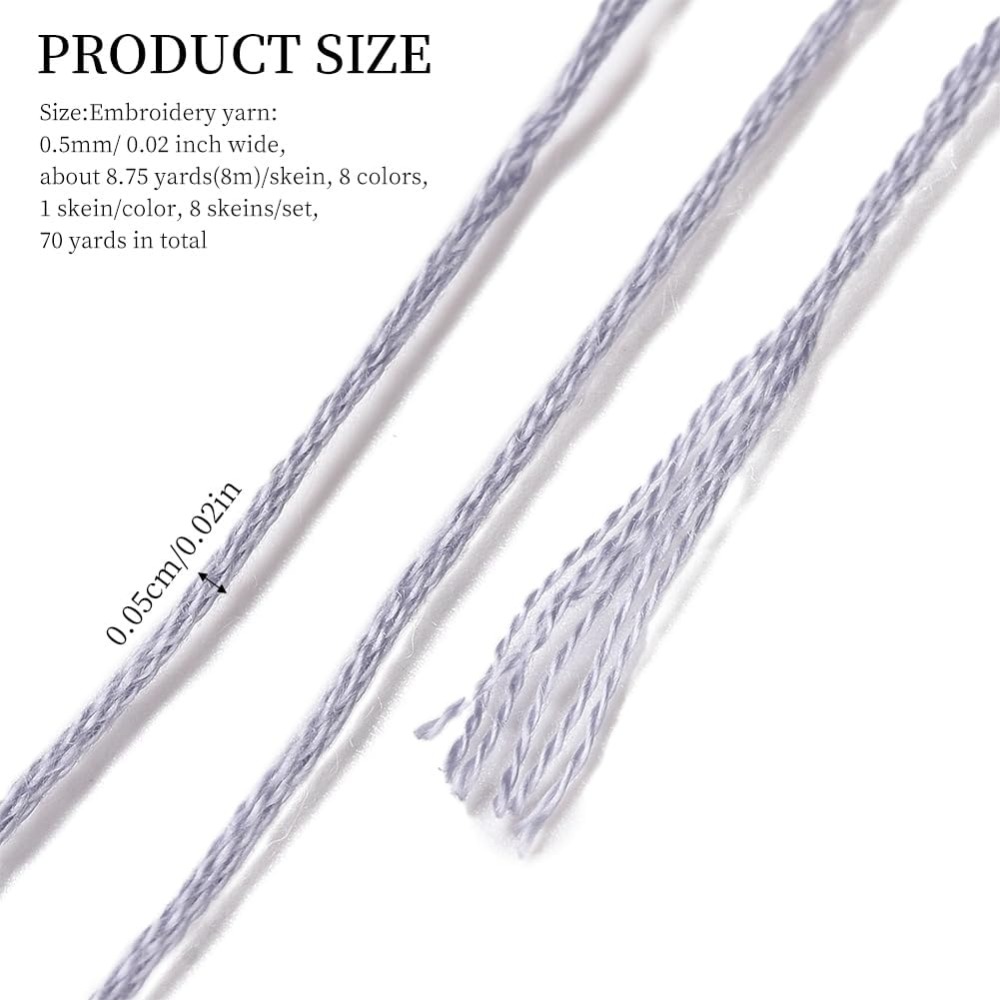 8 ovillos, 70 yardas, pulseras - Embroidery Bracelet reseña y precio