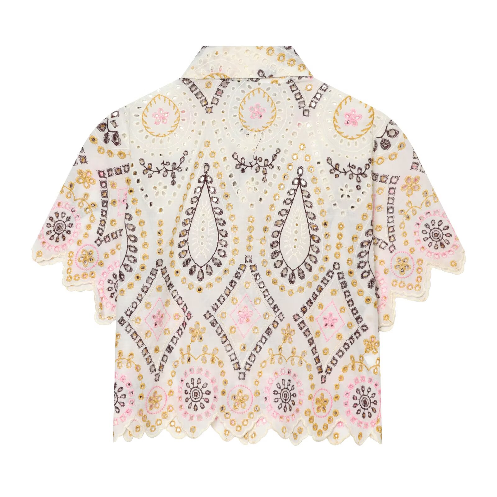 PRINTKAOIR Camisa de mujer con - Embroidery Eyelet reseña y precio