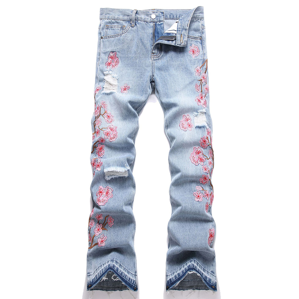 Pantalones vaqueros con bordad - Embroidery Jeans Sakura reseña y precio