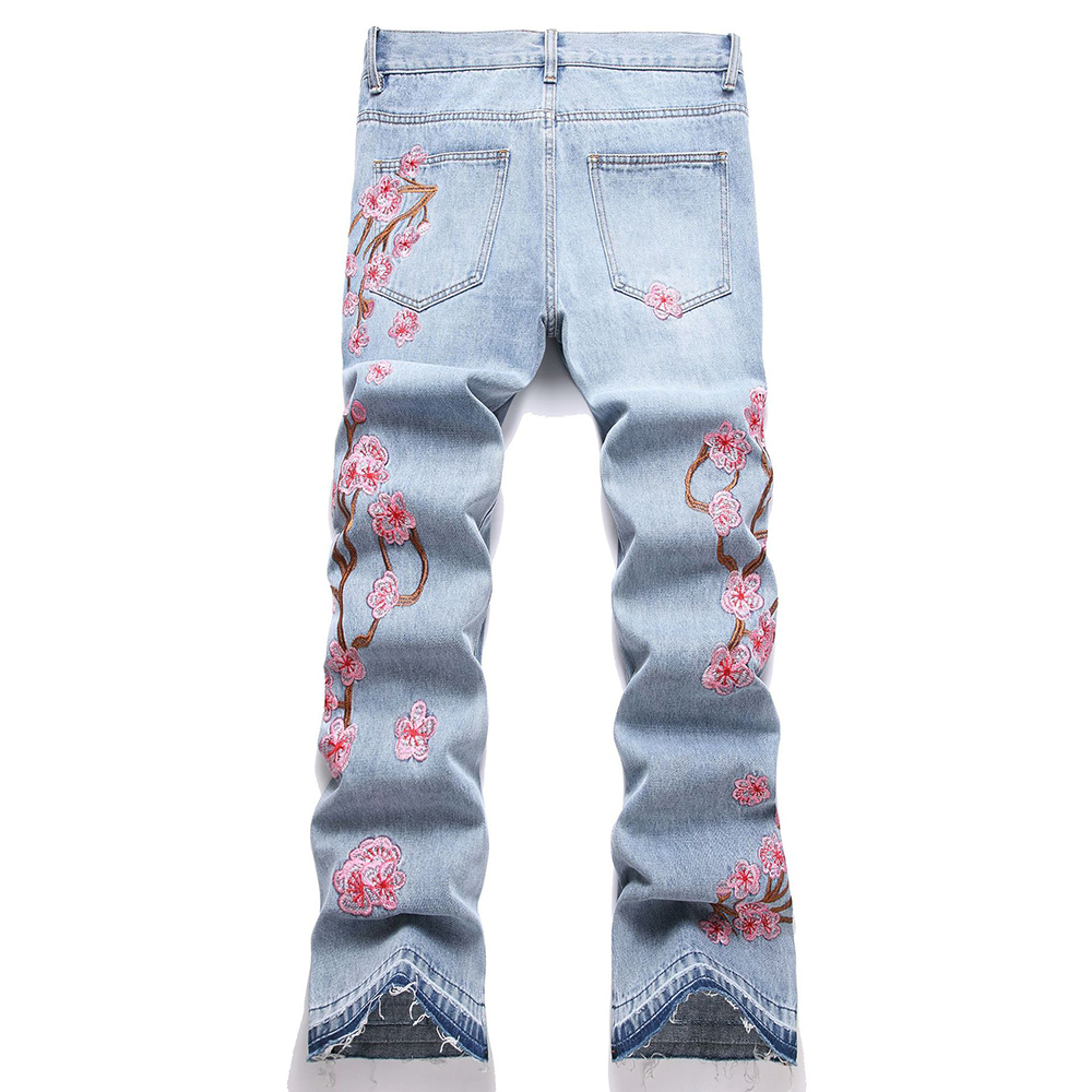 Pantalones vaqueros con bordad - Embroidery Jeans Sakura reseña y precio
