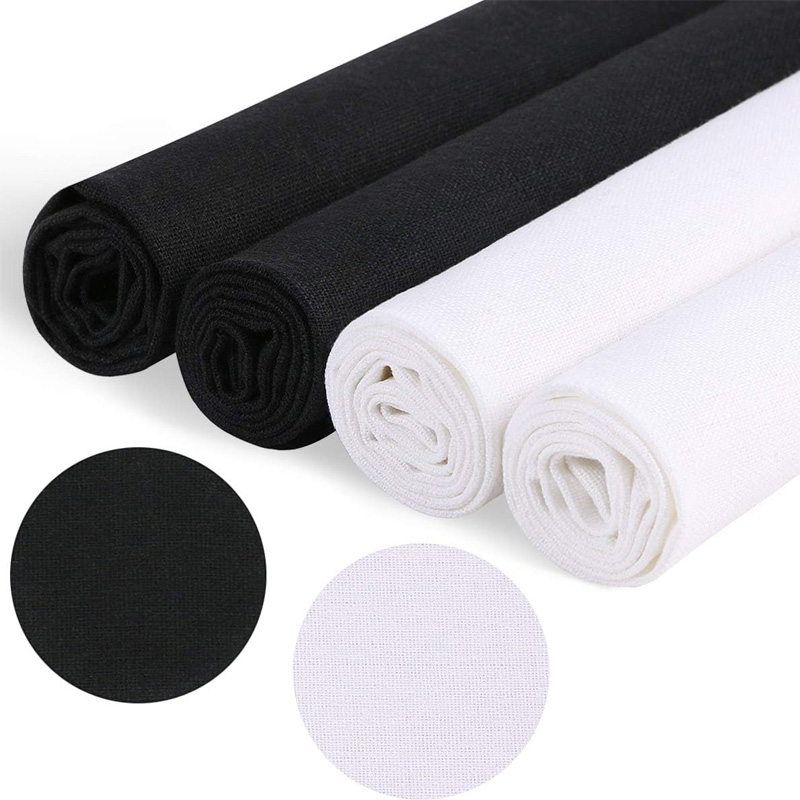 4 piezas de tela de lino, tela - Embroidery Canvas reseña y precio