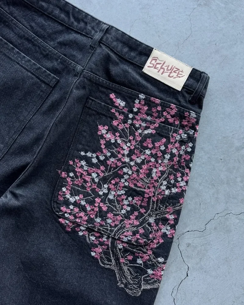 Pantalones cortos de mezclilla - Embroidery Jeans Sakura reseña y precio