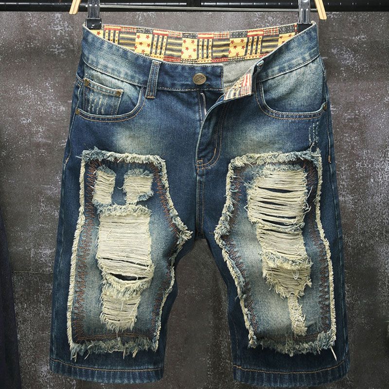 Pantalones cortos vaqueros de  - Embroidery Motif reseña y precio