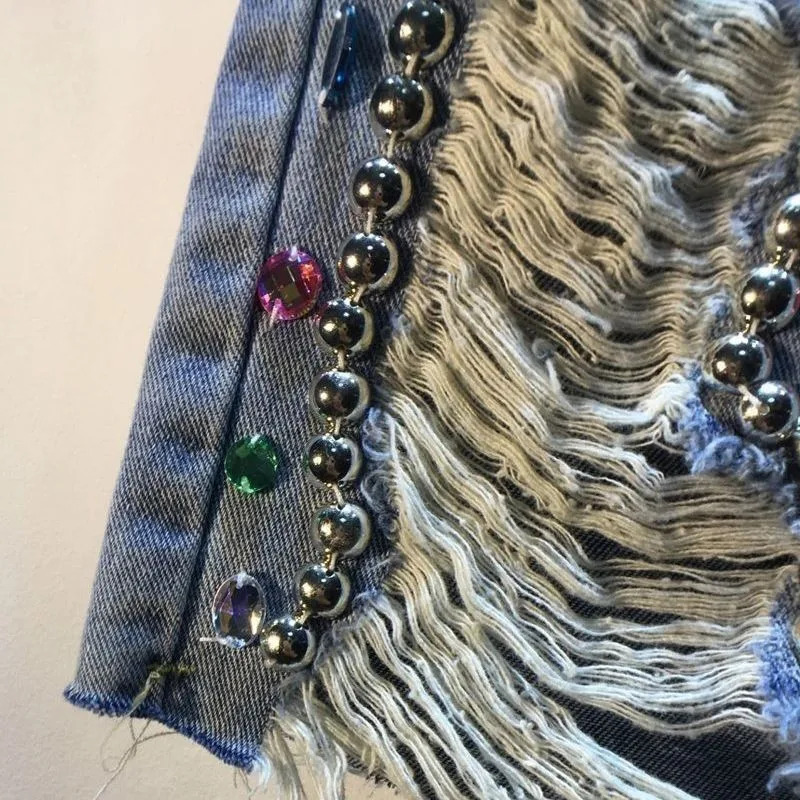 Pantalones cortos de verano 20 - Embroidery Jeans Sakura reseña y precio