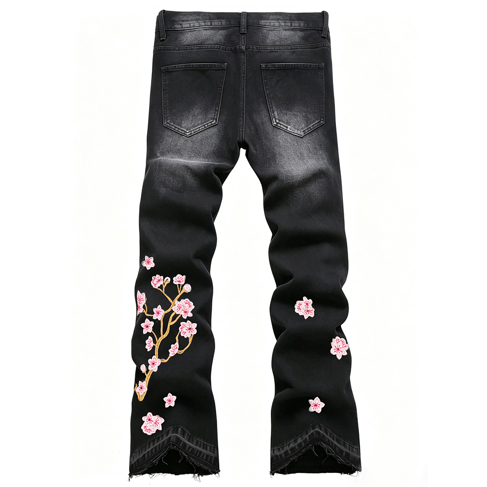 Vaqueros de mezclilla elástico - Embroidery Jeans Sakura reseña y precio