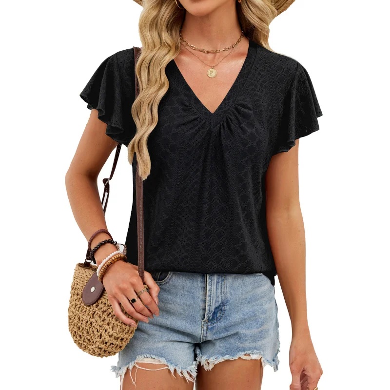Blusa de Mujer con Bordado de  - Embroidery Eyelet reseña y precio